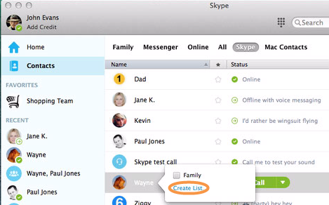 skype for business mac add new contact